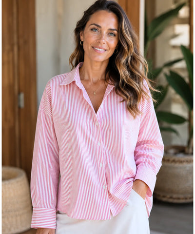 Comprar Blusa Social Feminina Manga Longa com Botões Colarinho Clássico ANELLIMN
