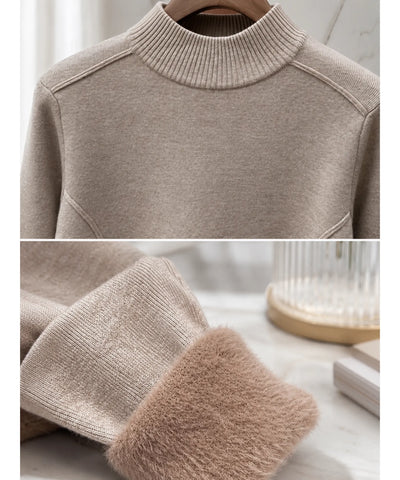 Blusa Térmica Feminina Gola Alta Forro Pelo Sintético | Sica