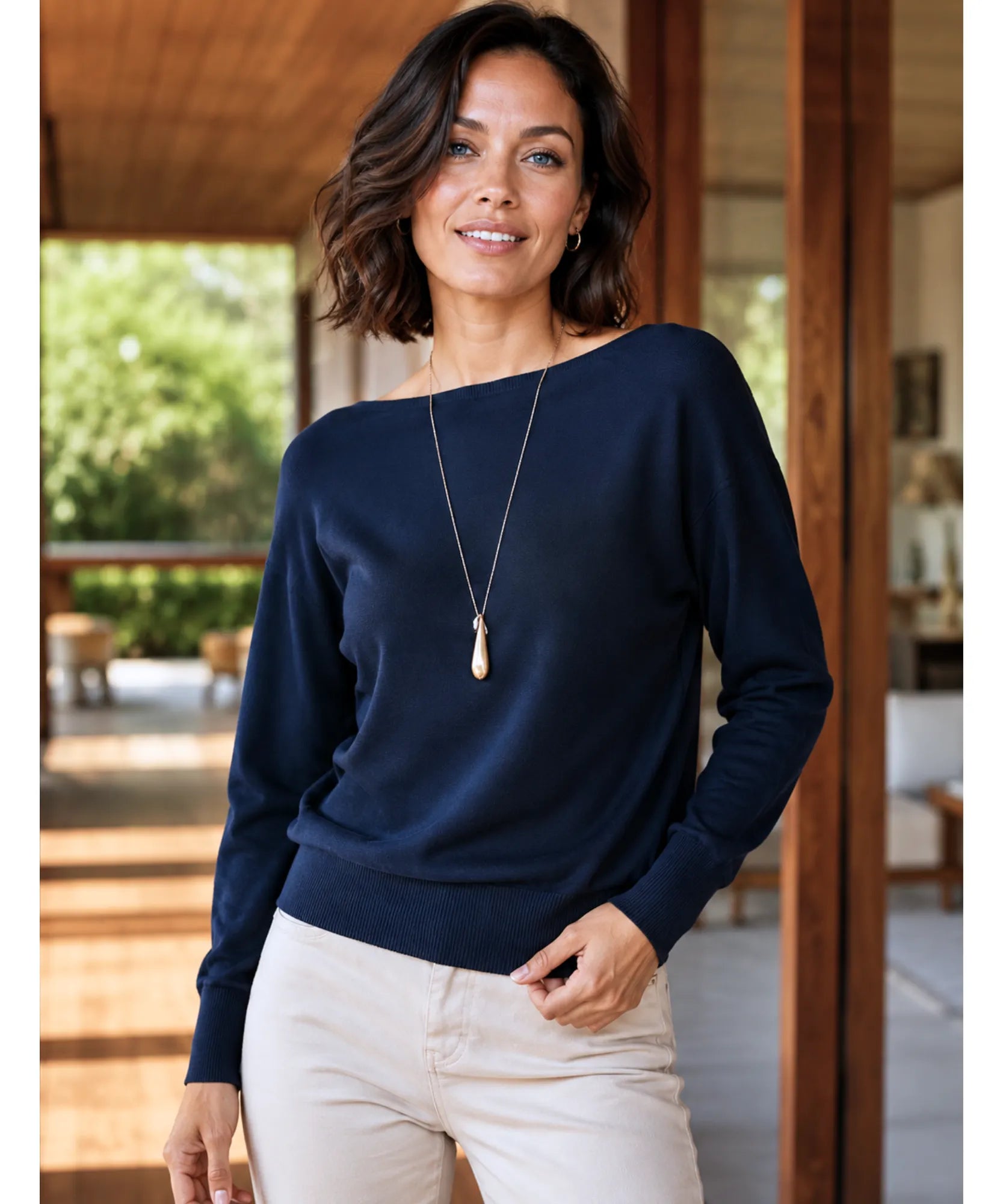 Comprar blusa tricot feminina ombro a ombro manga longa peplum com cinto inverno barata em promoção ANELLIMN