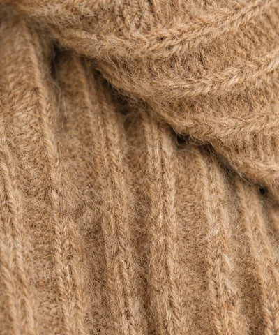Comprar blusa tricot feminina sem manga babado ombro gola semi alta malha felpuda inverno várias cores barata em promoção ZARA