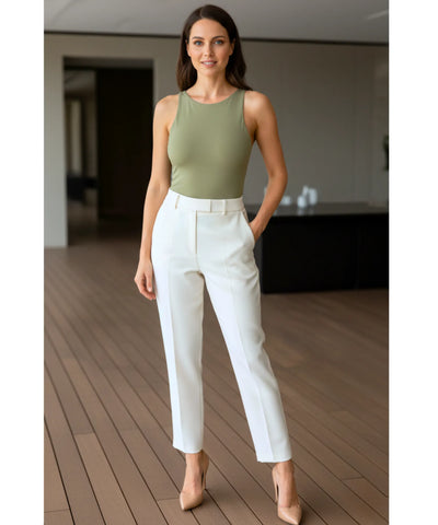 Comprar body regata feminino poliamida sem alças cavado lateral decote redondo cores vibrantes em promoção ZARA