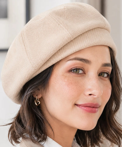 Comprar boina feminina francesa de lã clássica e elegante para inverno sofisticado e visual retrô chic barata em promoção ANELLIMN  