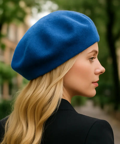 Boina Feminina Francesa de Lã com Cashmere Elegante | Francis