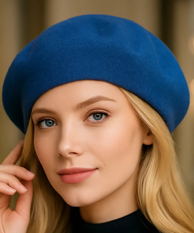 Boina Feminina Francesa de Lã com Cashmere Elegante | Francis