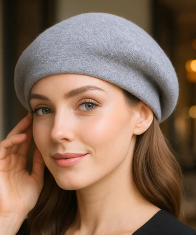 Boina Feminina Francesa de Lã com Cashmere Elegante | Francis