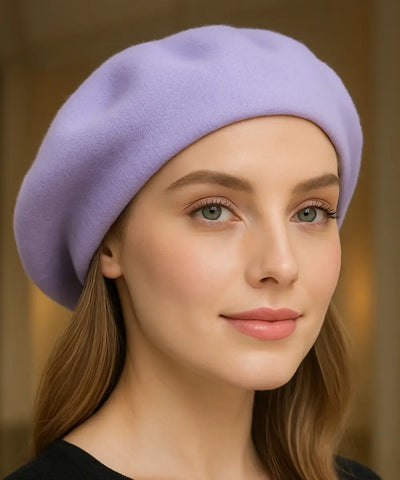 Boina Feminina Francesa de Lã com Cashmere Elegante | Francis