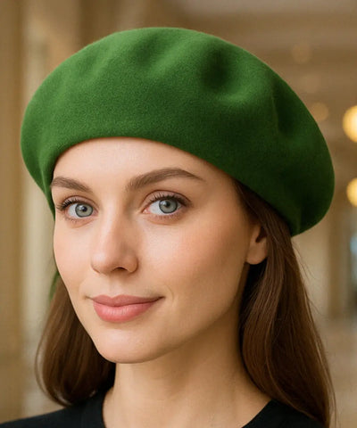 Boina Feminina Francesa de Lã com Cashmere Elegante | Francis