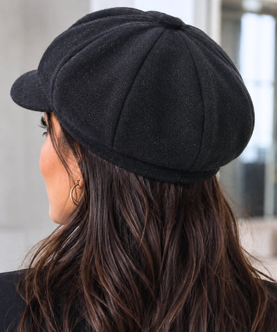 Boina Feminina Francesa em Lã com Aba Vintage Elegante | Oslo