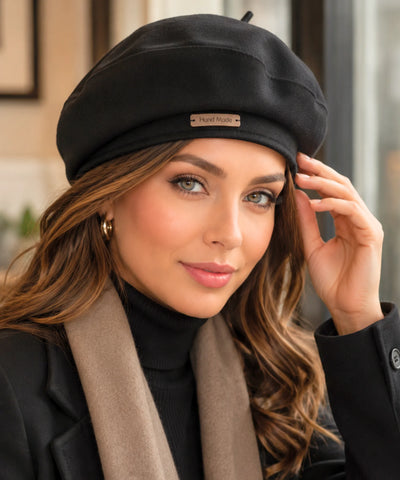 Comprar boina feminina sarja estruturada estilo francês forro interno hand made barata
