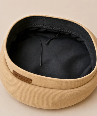 Comprar boina feminina sarja estruturada estilo francês forro interno hand made barata