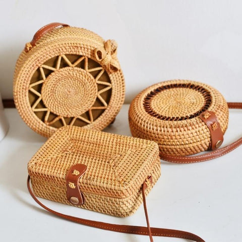 Anellimn comprar bolsa de palha redondo barato preço da bolsa de palha bolsa de madeira