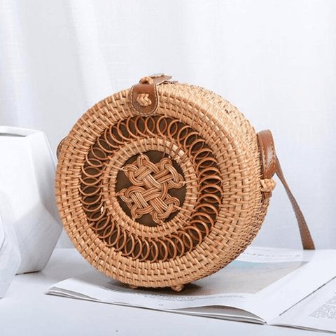 Anellimn comprar bolsa de palha redondo barato preço da bolsa de palha bolsa de madeira