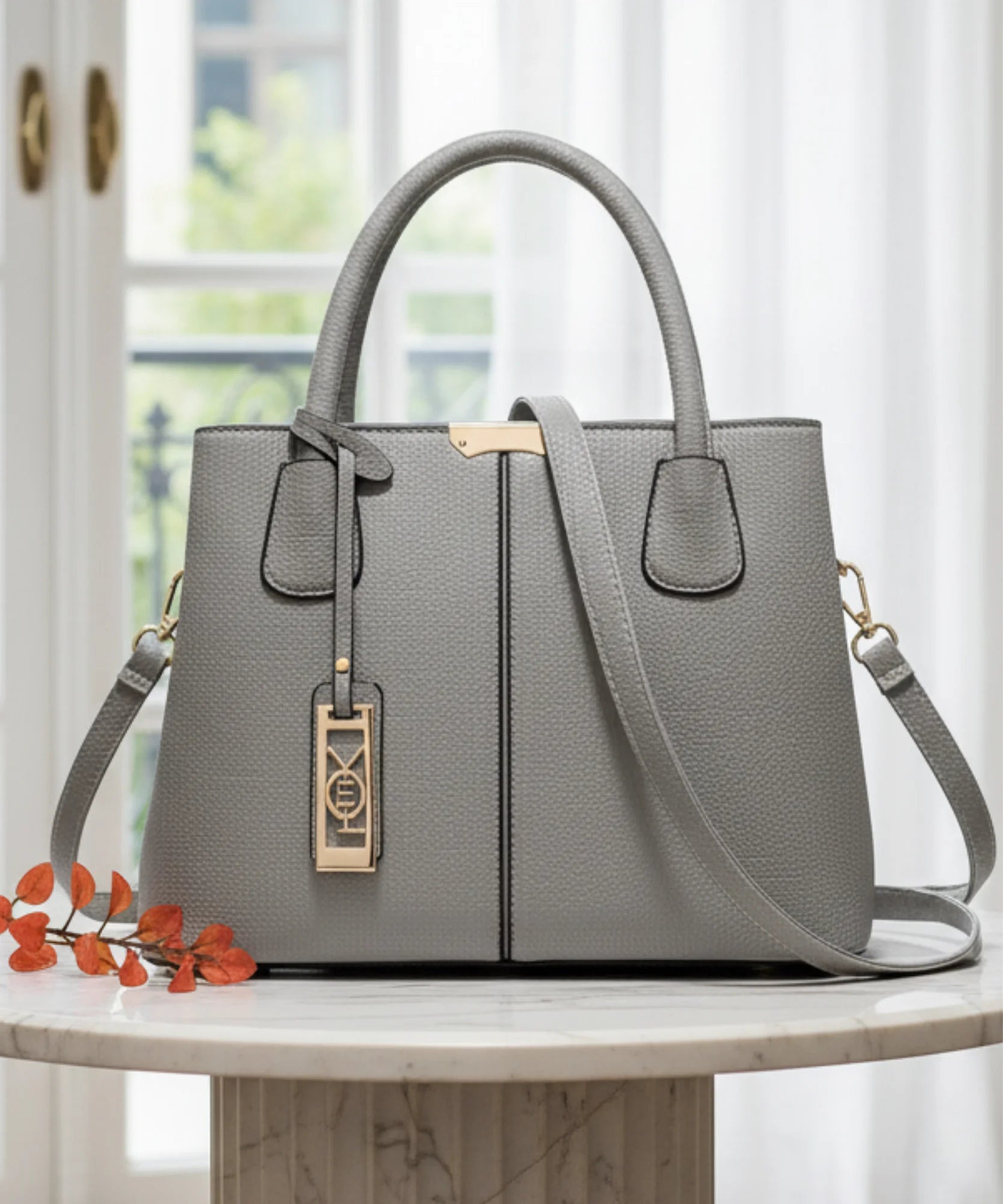 Comprar bolsa feminina grande couro sintético transversal tiracolo executiva compartimentos trabalho barata em promoção