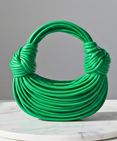 Comprar bolsa feminina transversal tiracolo com design fios torcidos metalizados estruturados barato ANELLIMN