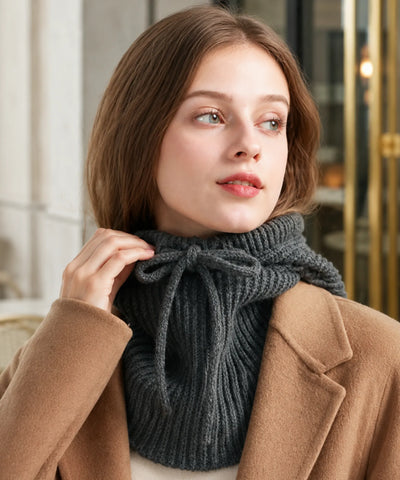 Gorro Feminino de Tricô com Capuz e Estilo Inverno | Marie