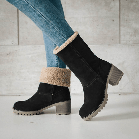 Bota Feminina Cano Curto Inverno | Eva - Anellimn