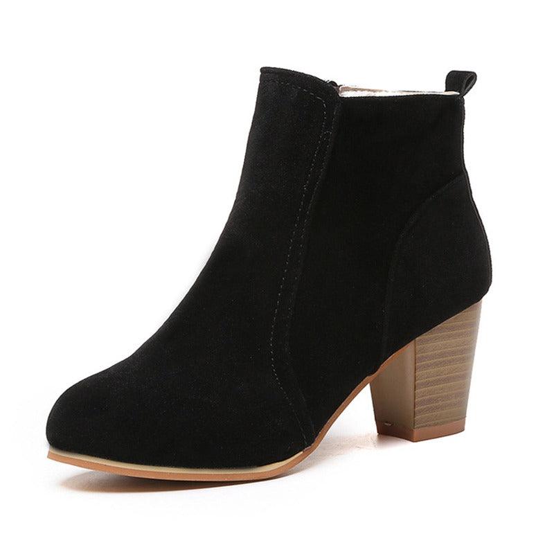  Anellimn comprar melhor bota feminina cano curto barato preço bota de inverno conforto feminina
