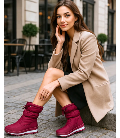 Bota Feminina Impermeável Térmica de Inverno | Lilica