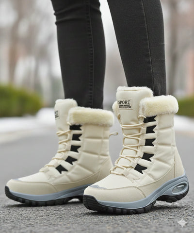Comprar bota feminina inverno impermeável forro peluciado antiderrapante neve barato promoção frete grátis