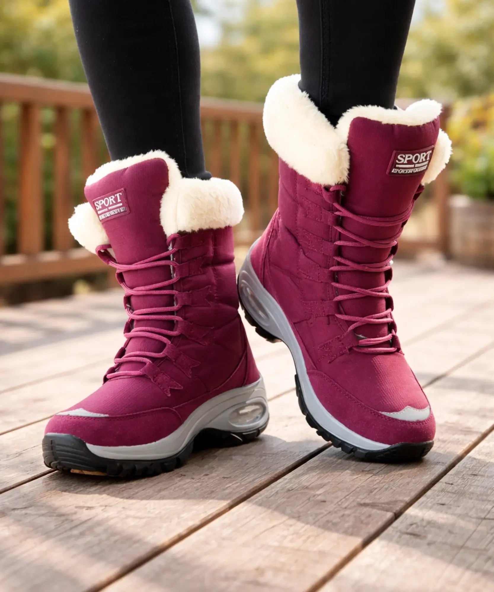 Comprar bota feminina inverno impermeável forro peluciado antiderrapante neve barato promoção frete grátis