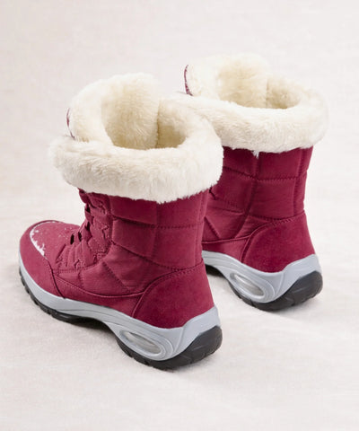 Comprar bota feminina inverno impermeável forro peluciado antiderrapante neve barato promoção frete grátis