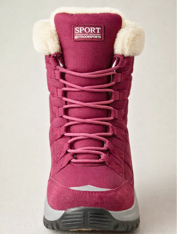 Comprar bota feminina inverno impermeável forro peluciado antiderrapante neve barato promoção frete grátis