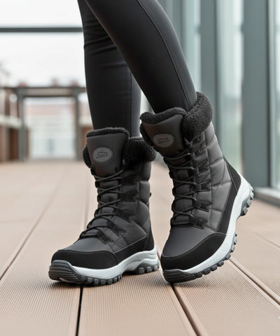 Comprar bota feminina inverno impermeável forro peluciado antiderrapante neve barato promoção frete grátis