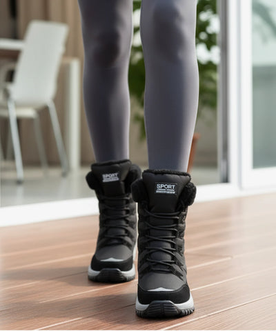 Comprar bota feminina inverno impermeável forro peluciado antiderrapante neve barato promoção frete grátis