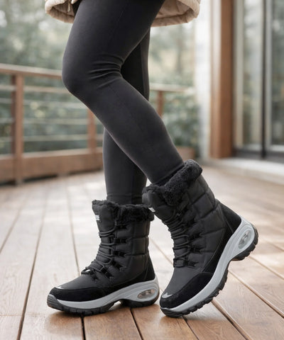 Comprar bota feminina inverno impermeável forro peluciado antiderrapante neve barato promoção frete grátis