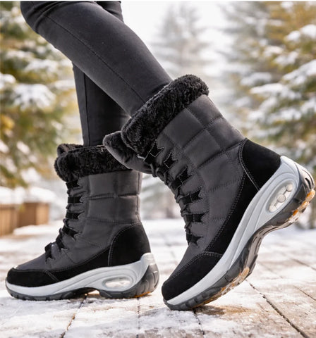 Comprar bota feminina inverno impermeável forro peluciado antiderrapante neve barato promoção frete grátis