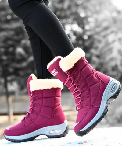 Comprar bota feminina inverno impermeável forro peluciado antiderrapante neve barato promoção frete grátis
