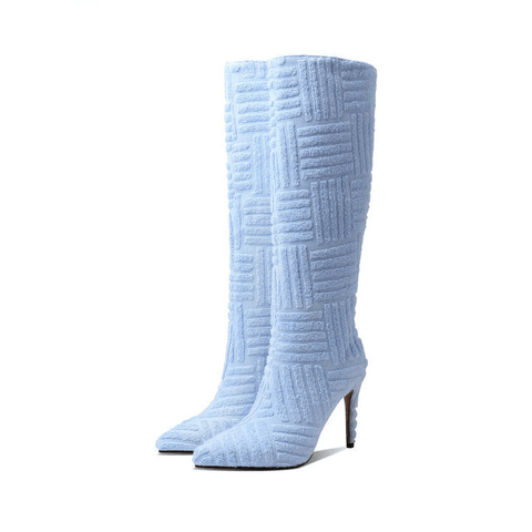 Anellimn comprar melhor bota feminina cano medio salto fino barato preço bota de inverno feminina