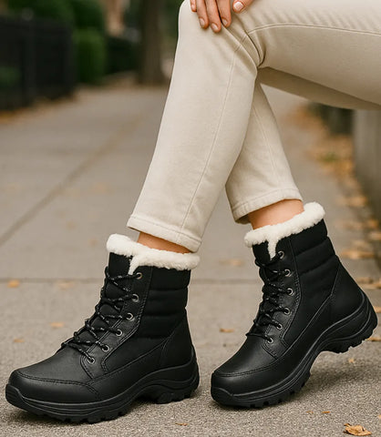 Bota Impermeável Feminina Térmica Forrada Antiderrapante | Kika