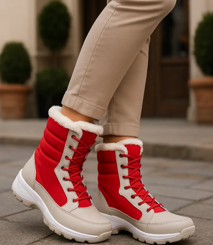 Bota Impermeável Feminina Térmica Forrada Antiderrapante | Kika