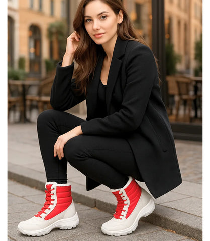 Bota Impermeável Feminina Térmica Forrada Antiderrapante | Kika