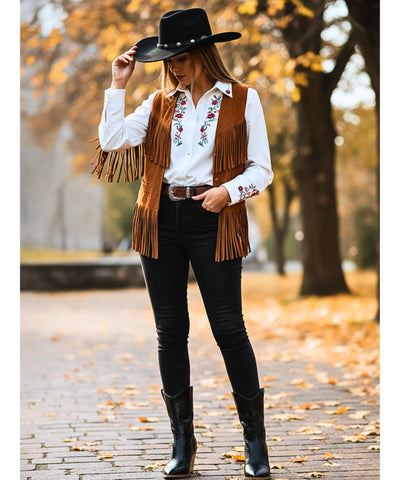 Comprar bota texana feminina country cano médio com bico fino barato VIA MARTE