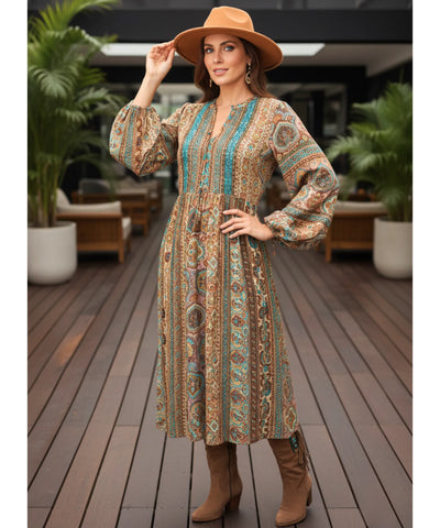 Comprar bota texana feminina com franjas e salto bloco estilo country confortável e elegante em oferta exclusiva barato VIZZANO