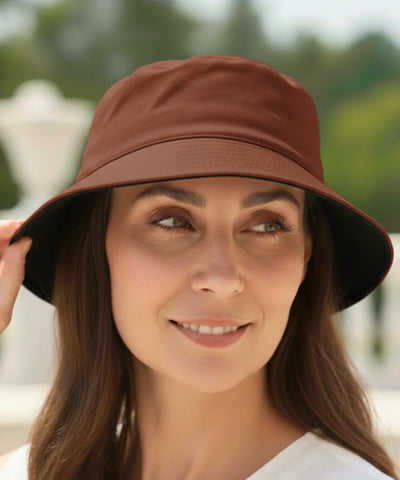 Comprar bucket chapeu dupla face algodão proteção solar unissex casual verão praia barato ou em promoção