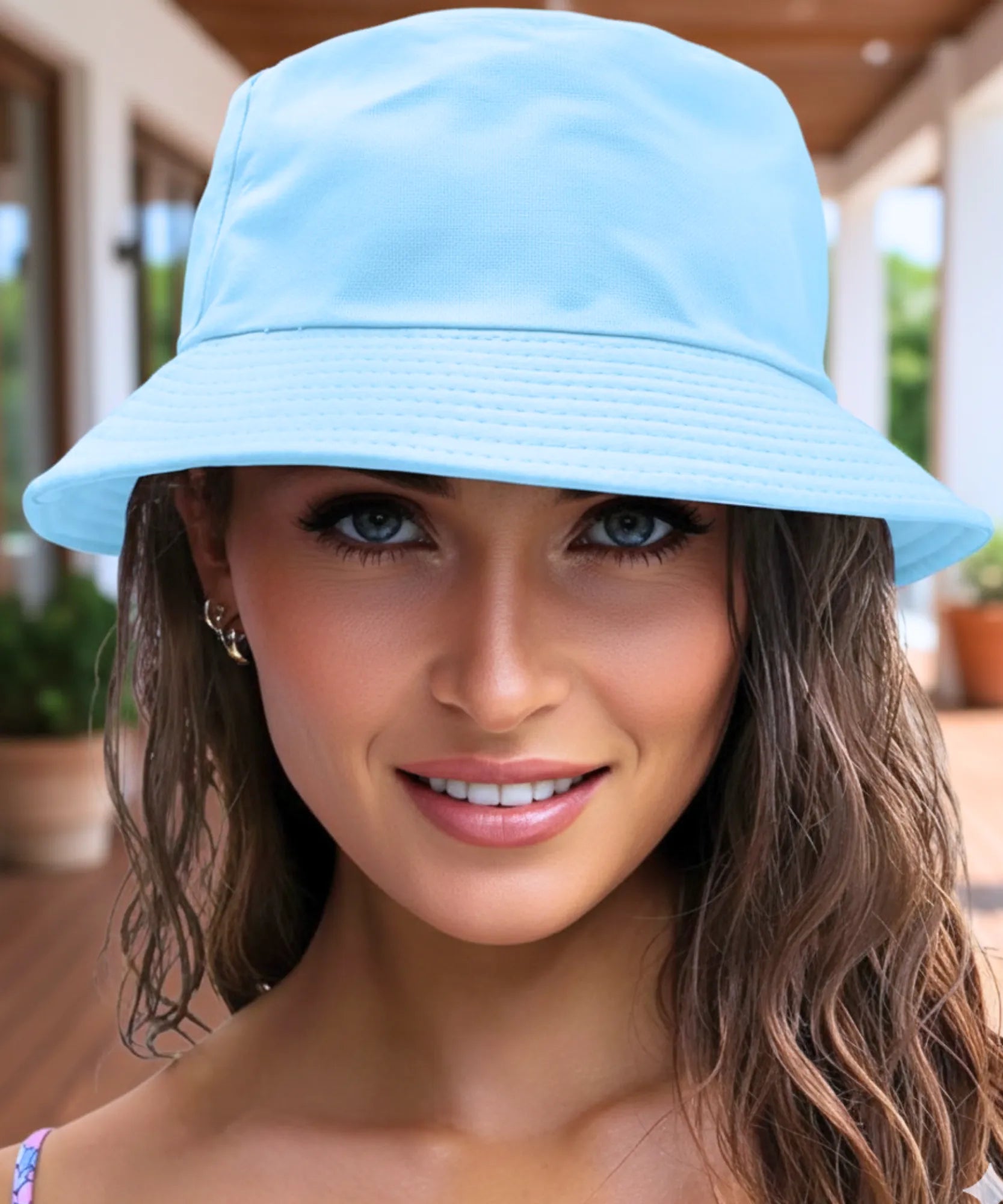 Bucket Chapeu Proteção UV Algodão Premium Conforto - Anellimn, image size:1667x2000