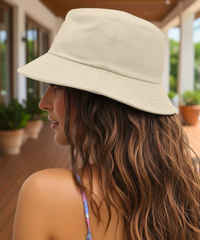 Comprar bucket chapeu unissex algodão premium proteção UV dobrável leve para praia trilhas e passeios em promoção ANELLIMN