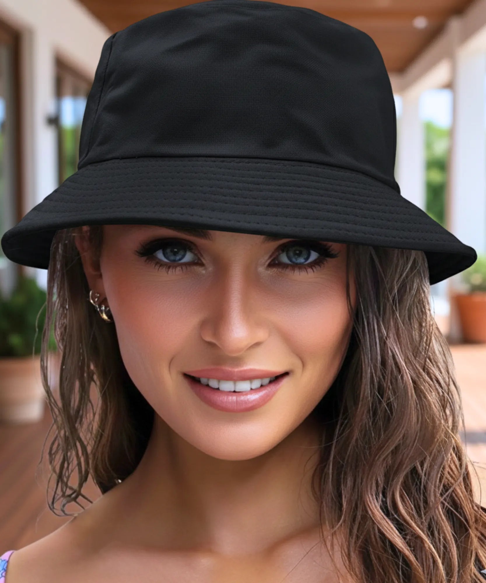 Comprar bucket chapeu unissex algodão premium proteção UV dobrável leve para praia trilhas e passeios em promoção ANELLIMN