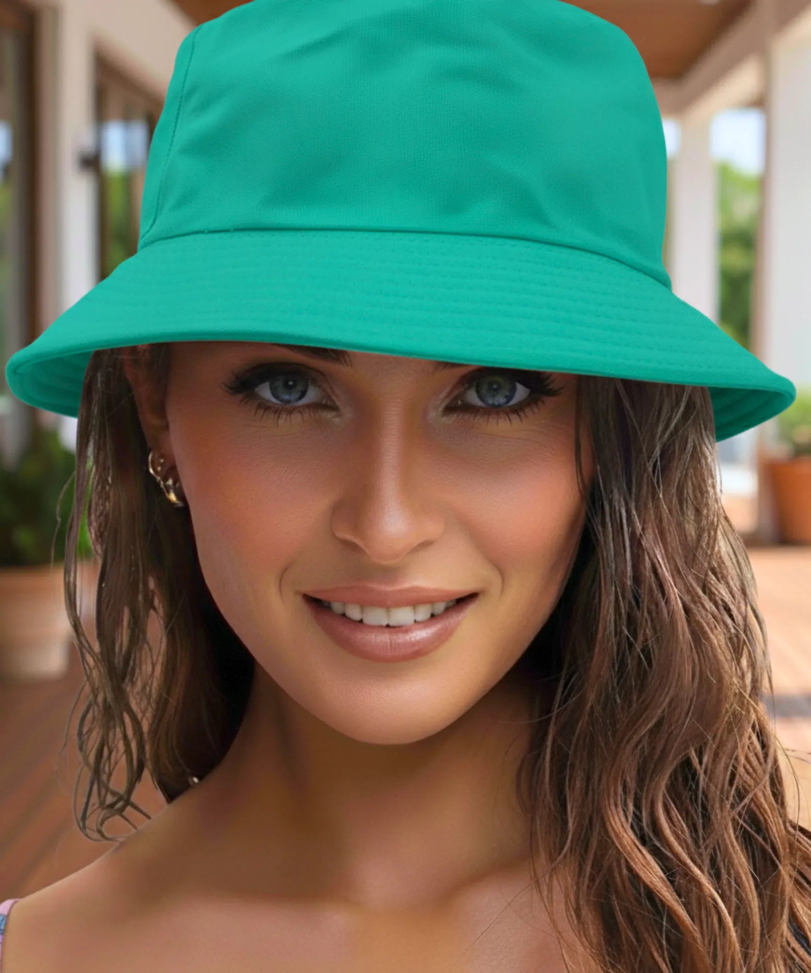 Comprar bucket chapeu unissex algodão premium proteção UV dobrável leve para praia trilhas e passeios em promoção ANELLIMN