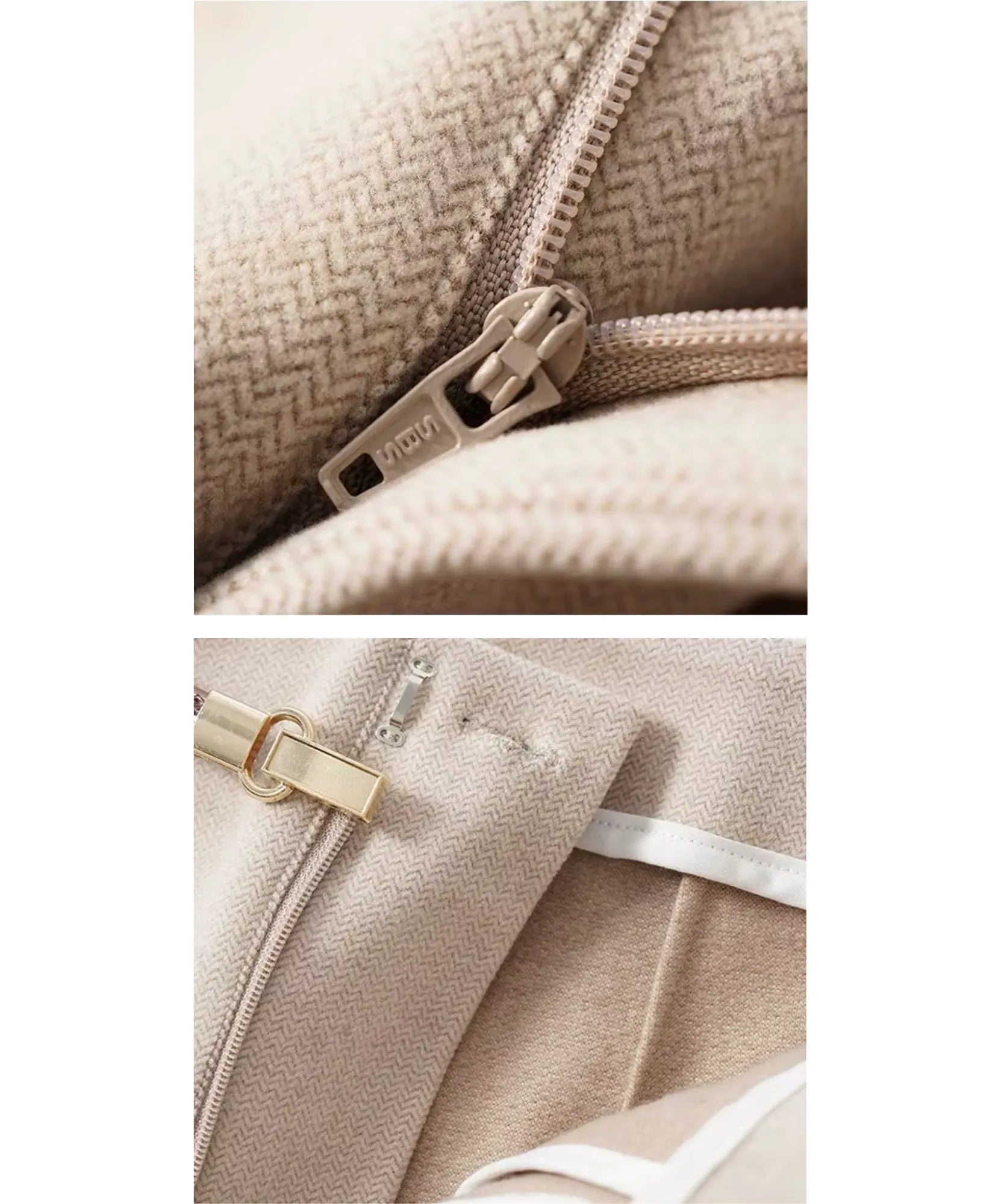 Comprar calça de alfaiataria feminina bege barata Anellimn