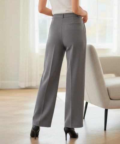 Comprar calça alfaiataria feminina wide leg cintura alta tecido premium trabalho escritório barato ou em promoção ZARA