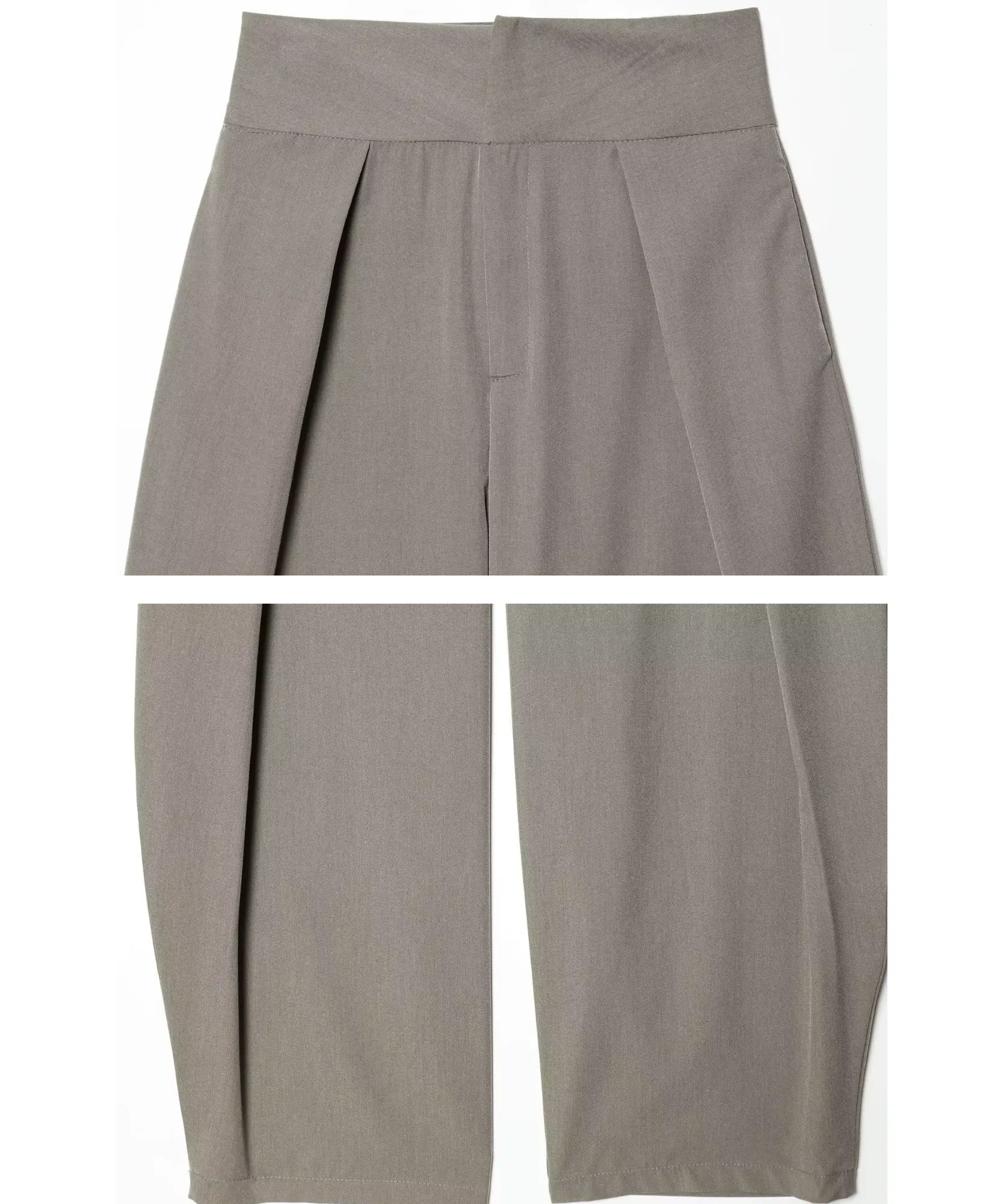 Comprar calça baggy alfaiataria feminina barrel cintura alta risca de giz para trabalho e festas barato em promoção ANELLIMN 