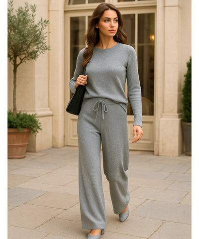 Calça Feminina Tricot Malha Confortável Elástica | Celin