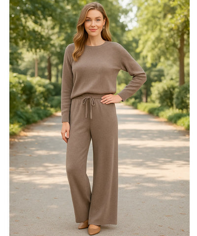 Calça Feminina Tricot Malha Confortável Elástica | Celin
