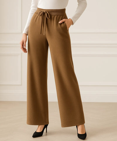 Calça Feminina Tricot Malha Confortável Elástica | Celin