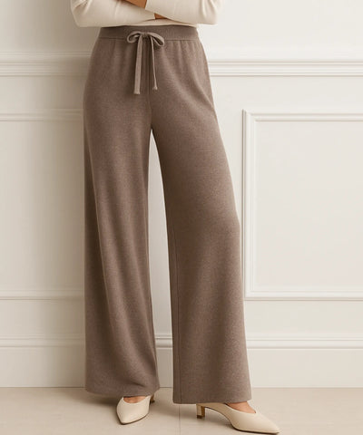 Calça Feminina Tricot Malha Confortável Elástica | Celin