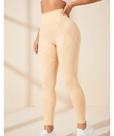 Comprar calça legging academia feminina cintura alta fitness suplex modeladora preta rosa promoção ANELLIMN